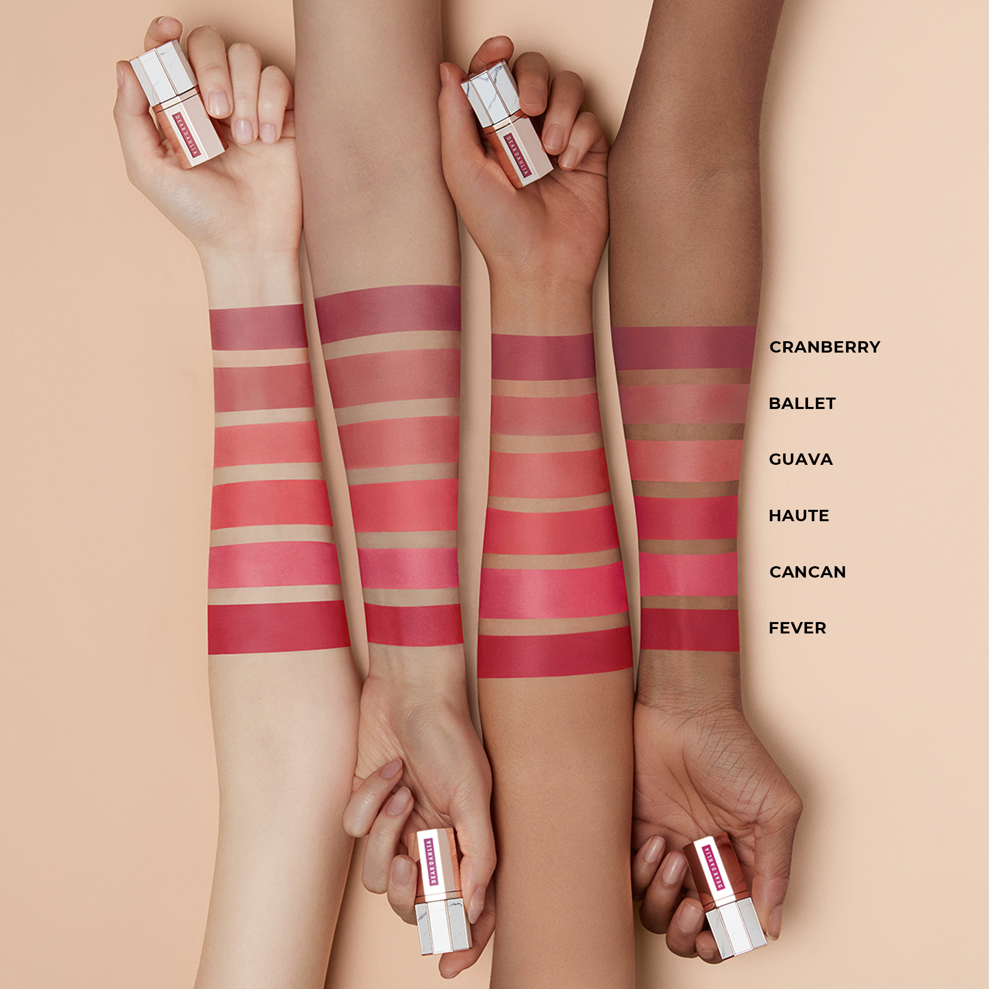 Paradise Dream Velvet Lip Mousse Mini 6 Set